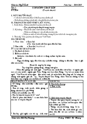 Bài giảng Tiết 1 Con rồng cháu tiên